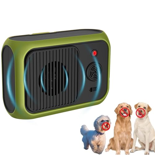 Queath Antibell für Hunde,Ultraschall Hunde Anti Bellen Ger,3 Einstellbare Frequenz Automatisches Anti Bellen Gerät,Wiederaufladbares Antibell für Kleine Mittel Große Hunde,Sicher Hundebellen Stoppen von Queath