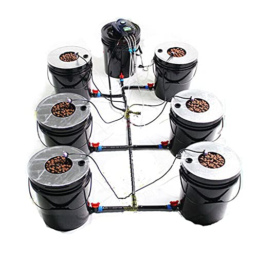 DWC Hydrokultur Grow System Kit 20L x 7 Bucket Indoor Hydroponic Anzucht-System DWC Hydrokultur Grow System Kit 20L x 7 Bucket Indoor Hydroponic Anzucht-System von Queeucaer