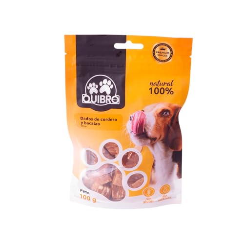 Lamm- und Kabeljauwürfel für Hunde, 100 g, natürliche Belohnungen ohne Getreide, Snacks für Haustiere, Leckerlis für Hunde. Lamm- und Kabeljauwürfel für Hunde, 100 g, natürliche Belohnungen ohne Getreide, Snacks für Haustiere, Leckerlis für Hunde. von Quibropets