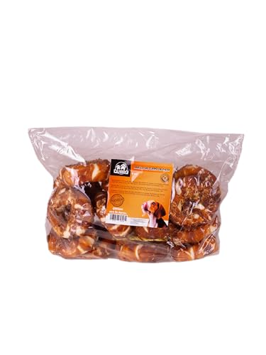 Quibropets Entenlederringe, Snacks und Leckerlis für Hunde, Leckerlis für Haustiere, ideal für große und mittelgroße Hunde, ca. 900 g Quibropets Entenlederringe, Snacks und Leckerlis für Hunde, Leckerlis für Haustiere, ideal für große und mittelgroße Hunde, ca. 900 g von Quibropets