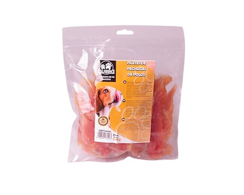 Quibropets Hühnerfilets – Leckerlis für Hunde, natürliche Belohnungen ohne Getreide, Snacks für Haustiere, getrocknete Leckereien, 545 g von Quibropets