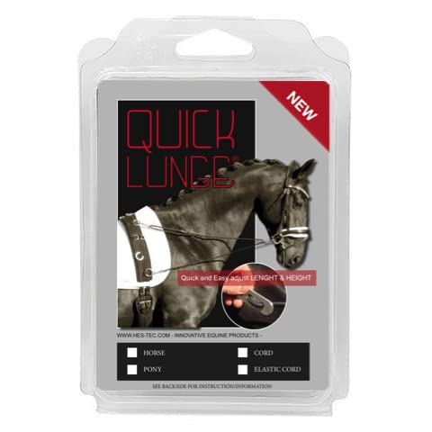 Quick Lunge - Verstellbares Longiersystem - Schnur - Ponys (Gummiband, Pferd) von Quick Knot