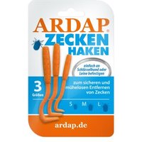 ARDAP Zeckenhaken 3er Pack von ardap