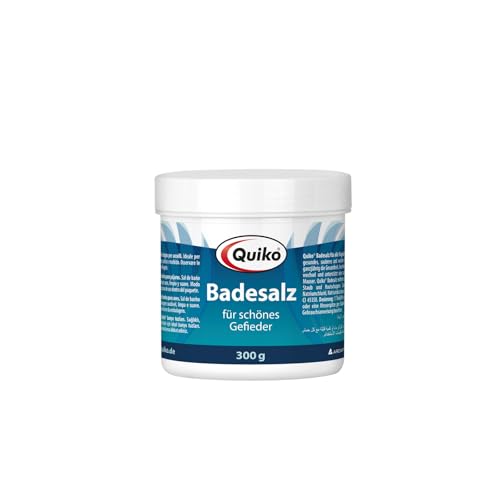 Quiko Badesalz 300g - Unterstützt ein schönes Gefieder für Ziervögel Quiko Badesalz 300g - Unterstützt ein schönes Gefieder für Ziervögel von Quiko