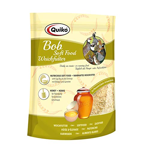 Quiko Bob 1Kg - Weichfutter für Wachteln, Fasane und Bodenvögel von Quiko