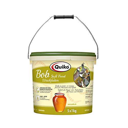 Quiko Bob 5Kg - Weichfutter für Wachteln, Fasane und Bodenvögel von Quiko