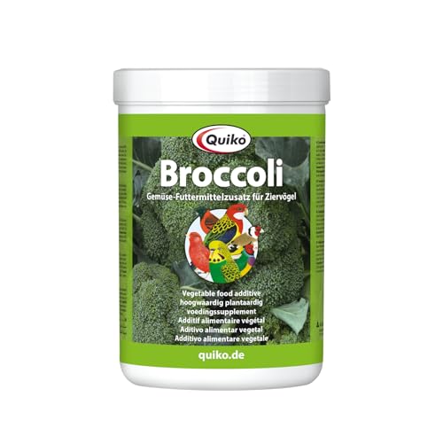 Quiko Broccoli 100g - Proteinreicher Futtermittelzusatz für Ziervogel von Quiko