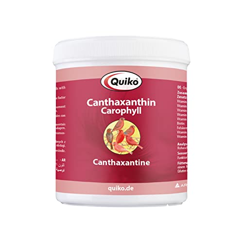 Quiko Canthaxanthin 500g - Carophyll - Ergänzungsfutter für Ziervögel mit Rotfaktor von Quiko