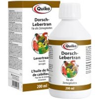 Quiko Dorsch-Lebertran 200 ml: Vitaminreiches Ergänzungsfuttermittel für Ziervögel von Quiko
