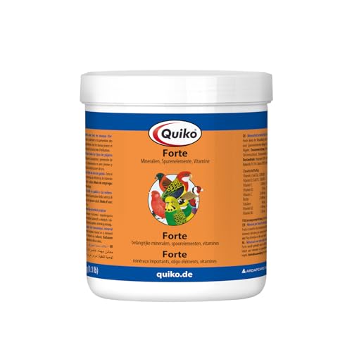 Quiko Forte 500g - Mineralien, Spurenelemente und Vitamine für Ziervogel von Quiko