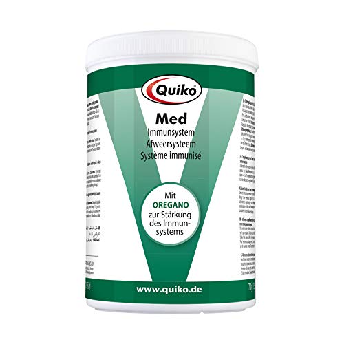 Quiko Med 750g - Ergänzungsfuttermittel mit Oregano für Ziervögel und Brieftauben von Quiko