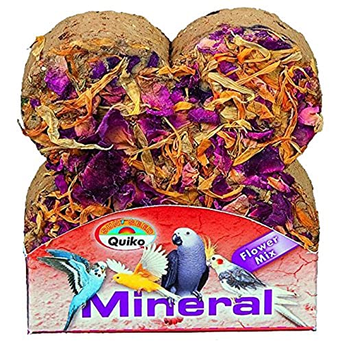 Quiko Mineral-Flower Mix Stein für Vögel 90g - Futterergänzender Pickstein auf Lehmbasis mit Blüten und Getreide Quiko Mineral-Flower Mix Stein für Vögel 90g - Futterergänzender Pickstein auf Lehmbasis mit Blüten und Getreide von Quiko