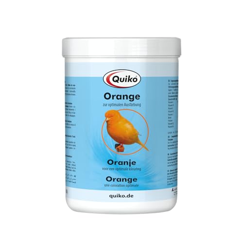 Quiko Orange 500g - Ergänzungsfutter für Norwich- und Yorkshire-Kanarien von Quiko