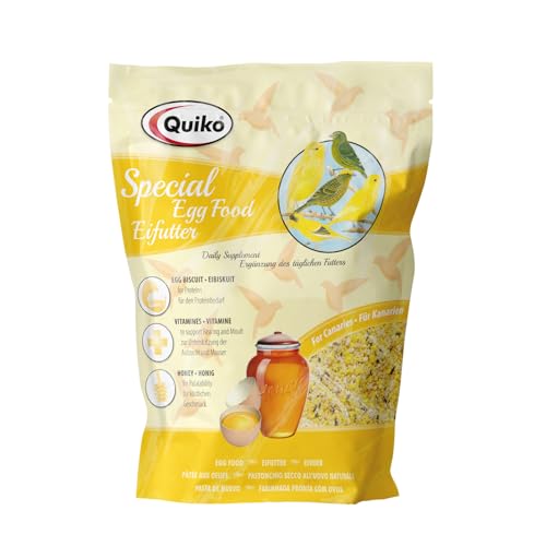 Quiko Special Eifutter 1Kg - Kraft- und Aufzuchtfutter für Kanarien und Positurkanarien von Quiko