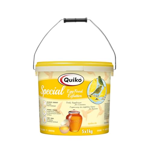 Quiko Special Eifutter 5Kg - Kraft- und Aufzuchtfutter für Kanarien und Positurkanarien von Quiko