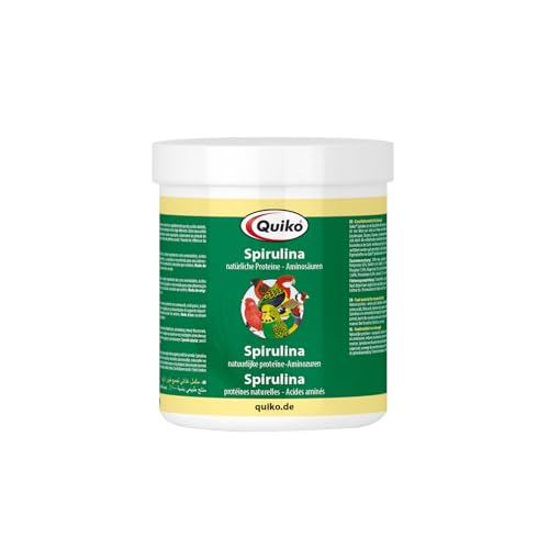 Quiko Spirulina 250g - Proteinreiches Einzelfutter für Ziervögel von Quiko
