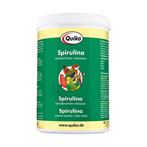 Quiko Spirulina 500g - Proteinreiches Einzelfutter für Ziervögel von Quiko