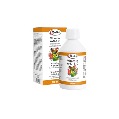 Quiko Vitamin A-D-E-C 200ml - Vitaminversorgung für Ziervögel von Quiko