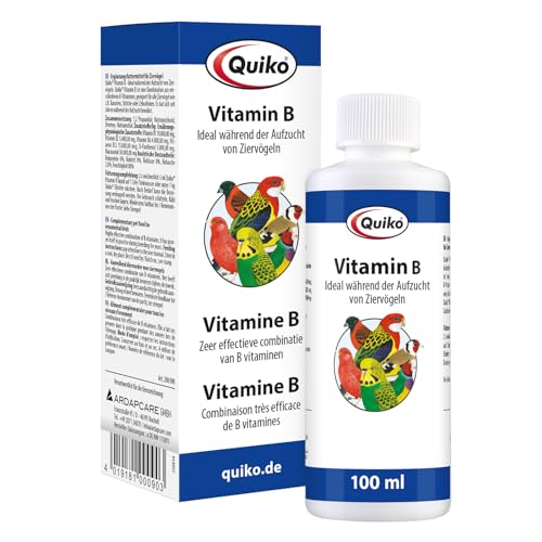 Quiko Vitamin B 100ml - Ideal während der Aufzucht von Ziervögeln von Quiko