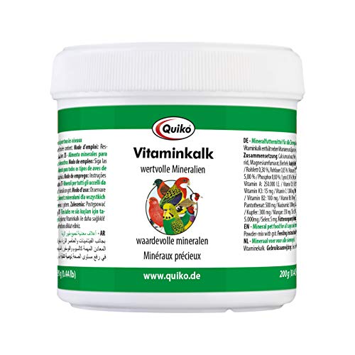 Quiko Vitaminkalk 6 x 200g - Mineralien für Ziervögel von Quiko