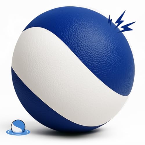 Quizvi Schwimmendes quietschendes Hundespielzeug - 6,1 cm Gummiball für aggressive Kauer, langlebiges interaktives Spielzeug für mittelgroße und große Hunde, ideal für Wasserspiele, Apportieren und Quizvi Schwimmendes quietschendes Hundespielzeug - 6,1 cm Gummiball für aggressive Kauer, langlebiges interaktives Spielzeug für mittelgroße und große Hunde, ideal für Wasserspiele, Apportieren und von Quizvi