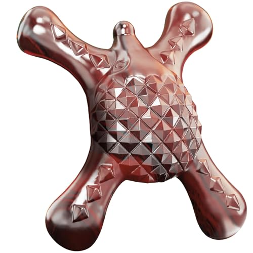Quizvi Tough Chew Toy for Aggressive Chewers - Safe Nylon Bone for Small Dogs, Puppy Tething & Indoor Play, Durable Dog Toy for Langeedom Relief von Quizvi