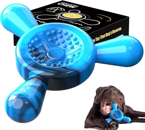 Quizvi Unzerstörbares Kauspielzeug für aggressive Kauer - Robustes Hundespielzeug aus Nylon zum Zahnen kleiner Rassen, langlebiger Welpenknochen für Zahnreinigung & Langeweile, ideales von Quizvi