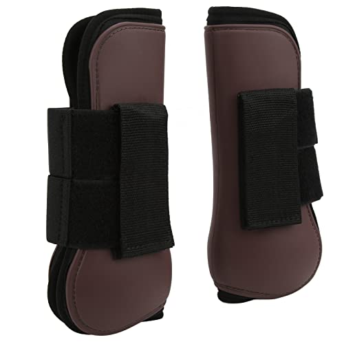 Qukaim 1 Set PU Pferdebeinschutz Beinschutz Verdickte Leggings mit weichem Futter für Pferdebedarf Braun Größe L Hindernisbeinschutz Reitausrüstung Qukaim 1 Set PU Pferdebeinschutz Beinschutz Verdickte Leggings mit weichem Futter für Pferdebedarf Braun Größe L Hindernisbeinschutz Reitausrüstung von Qukaim