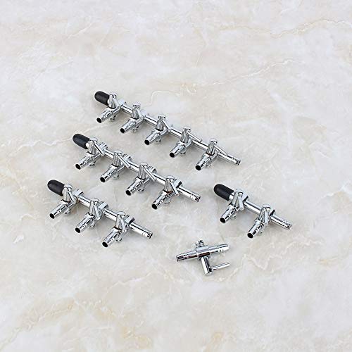 Qukaim 5‑ Aquarium-Lufthebelpumpe, 5-Wege-Luftverteiler, Sauerstoff-Luftverteiler, Steuerventil, Edelstahl, geeignet für Aquarien und Wassersysteme Qukaim 5‑ Aquarium-Lufthebelpumpe, 5-Wege-Luftverteiler, Sauerstoff-Luftverteiler, Steuerventil, Edelstahl, geeignet für Aquarien und Wassersysteme von Qukaim
