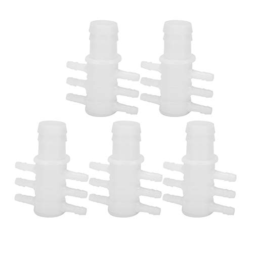 Qukaim 6-Wege-Rohrverbinder, 5 Stück/Set, 6-Wege-Rohrverbinder, 4,8 mm Adapter für Wasser-Luftpumpenverbindungen, langlebige PVC-Konstruktion, geeignet für Wassersysteme Qukaim 6-Wege-Rohrverbinder, 5 Stück/Set, 6-Wege-Rohrverbinder, 4,8 mm Adapter für Wasser-Luftpumpenverbindungen, langlebige PVC-Konstruktion, geeignet für Wassersysteme von Qukaim
