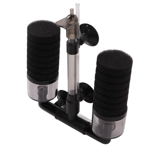 Qukaim Aquarium Biochemischer Wasserfilter Aquarium Schwammfilter, Mini Biochemischer Wasserfilter mit Starker Adsorptionskapazität, Leises Design für Aquarien, YU-228A von Qukaim