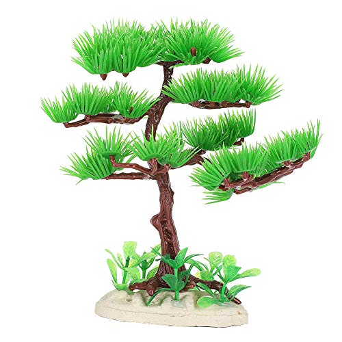 Qukaim Aquarium Bonsai Pflanze Dekoration Künstliche Kiefer Aquarium Ornament Kunststoff Bonsai Pflanze Dekoration Realistische Fisch Tank Kiefer 30cm Hoch Geeignet für Süßwasser und Salzwasser Qukaim Aquarium Bonsai Pflanze Dekoration Künstliche Kiefer Aquarium Ornament Kunststoff Bonsai Pflanze Dekoration Realistische Fisch Tank Kiefer 30cm Hoch Geeignet für Süßwasser und Salzwasser von Qukaim