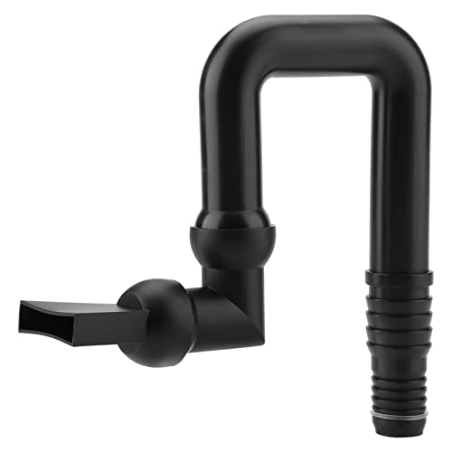 Qukaim Aquarium Drehdüse Aquarium U-förmiger Wasserauslass, flexible Drehdüse, schwarze Wasserauslassdüse für Aquarium, verstellbares Design für einfache Installation Qukaim Aquarium Drehdüse Aquarium U-förmiger Wasserauslass, flexible Drehdüse, schwarze Wasserauslassdüse für Aquarium, verstellbares Design für einfache Installation von Qukaim