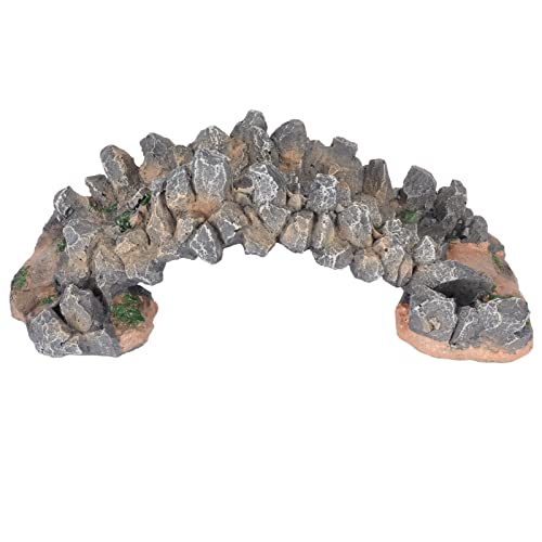 Qukaim Aquarium Harz Handwerk Brücke Aquarium Bogen Brücke, Harz Simulation Dekoration, Aquarium Brücke Ornament für Landschaftsbau, Sicher für Wasserleben, 30,5 x 12,7 x 10,2 cm Qukaim Aquarium Harz Handwerk Brücke Aquarium Bogen Brücke, Harz Simulation Dekoration, Aquarium Brücke Ornament für Landschaftsbau, Sicher für Wasserleben, 30,5 x 12,7 x 10,2 cm von Qukaim
