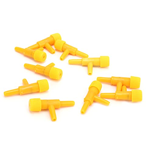 Qukaim Aquarium Luftpumpe Splitter Aquarium Luftventil T-Form Kunststoff 2-Wege-Anschluss, Luftpumpen-Splitter für Aquarium, Regulierventil mit Steuerhebel, langlebiges Design Qukaim Aquarium Luftpumpe Splitter Aquarium Luftventil T-Form Kunststoff 2-Wege-Anschluss, Luftpumpen-Splitter für Aquarium, Regulierventil mit Steuerhebel, langlebiges Design von Qukaim
