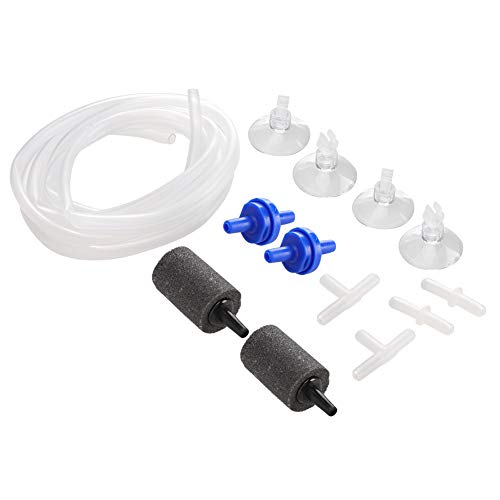 Qukaim Aquarium Luftpumpenarmaturen Aquarium Luftpumpe Zubehör, Rückschlagventil Rückschlagventil, Luftstein, Dreiwegegelenk, Geeignet für Aquarium Sauerstoffpumpenarmaturen, 3 Stück Qukaim Aquarium Luftpumpenarmaturen Aquarium Luftpumpe Zubehör, Rückschlagventil Rückschlagventil, Luftstein, Dreiwegegelenk, Geeignet für Aquarium Sauerstoffpumpenarmaturen, 3 Stück von Qukaim