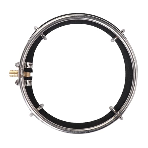 Qukaim Aquarium Luftring Aquarium Rund Luftblasen Diffusor Ring 15cm Durchmesser Fisch Teich Sauerstoffversorgung Bubbler Einzelring für Verbesserte Wasserbelüftung Qukaim Aquarium Luftring Aquarium Rund Luftblasen Diffusor Ring 15cm Durchmesser Fisch Teich Sauerstoffversorgung Bubbler Einzelring für Verbesserte Wasserbelüftung von Qukaim