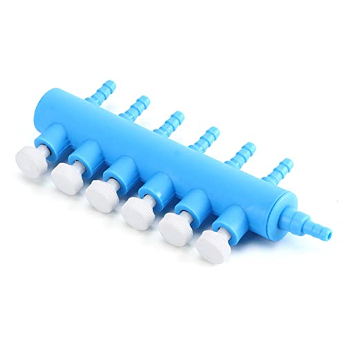 Qukaim Aquarium-Luftverteiler, Kunststoff, Aquarium, Wasserschlauch, Volumenregelung, Ventilanschluss, 6-Wege-Fischtank-Splitter, Sauerstoffpumpe, Accory für Luftverteilung, Design Qukaim Aquarium-Luftverteiler, Kunststoff, Aquarium, Wasserschlauch, Volumenregelung, Ventilanschluss, 6-Wege-Fischtank-Splitter, Sauerstoffpumpe, Accory für Luftverteilung, Design von Qukaim