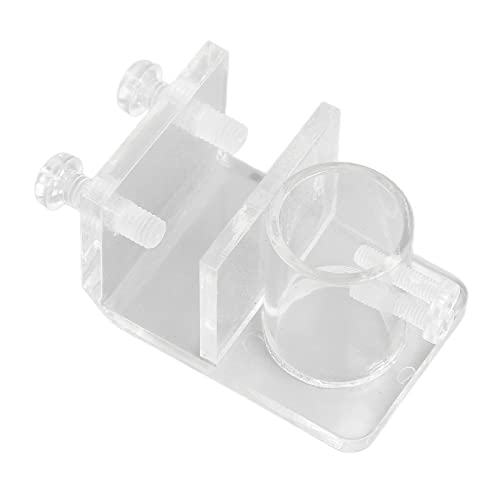 Qukaim Aquarium-Rohrhalter aus Acryl, hohe transparente Kristall-Wasserrohrklemme, Einzelloch 20 mm Innendurchmesser, CO2-Spiralblasenzähler, Aquarium-Zubehör Qukaim Aquarium-Rohrhalter aus Acryl, hohe transparente Kristall-Wasserrohrklemme, Einzelloch 20 mm Innendurchmesser, CO2-Spiralblasenzähler, Aquarium-Zubehör von Qukaim
