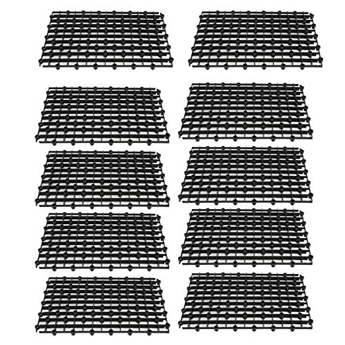 Qukaim Aquariumfilter Accories Kunststoff-Spleißfilter unten Gitterplatte Bildschirm, schwarz, Filterbrett für Aquarien, 10 Stück Qukaim Aquariumfilter Accories Kunststoff-Spleißfilter unten Gitterplatte Bildschirm, schwarz, Filterbrett für Aquarien, 10 Stück von Qukaim