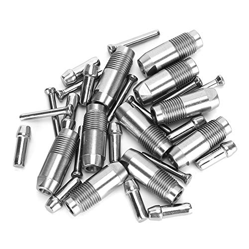 Qukaim Automatische Wassernippel 10pcs Edelstahl Huhn Wassernippel Trinker, Automatische Trinknippel für Geflügel, Feeder System, Einfache Installation für Hühner von Qukaim