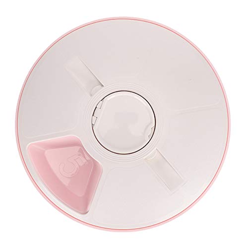 Qukaim Automatischer Futterspender 200 ml Haustier-Futternapf, bequemer Wassertrink-Futterspender mit Schnallenseil für Katzen und Hunde, automatischer digitaler Timer-Futterspender mit 6 Mahlzeiten, Qukaim Automatischer Futterspender 200 ml Haustier-Futternapf, bequemer Wassertrink-Futterspender mit Schnallenseil für Katzen und Hunde, automatischer digitaler Timer-Futterspender mit 6 Mahlzeiten, von Qukaim
