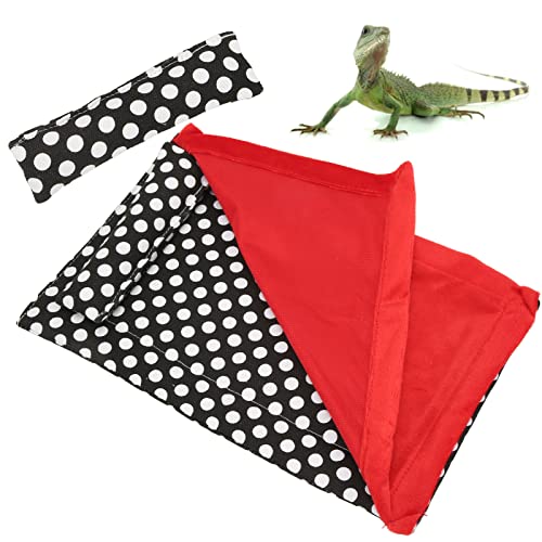 Qukaim Bett mit Bartagamen, weich, atmungsaktiv und abnehmbar, Reptilien-Schlafsack für Eidechsen, Reptilien-Bettdecke für Bartagamen, Geckos und kleine Reptilien Qukaim Bett mit Bartagamen, weich, atmungsaktiv und abnehmbar, Reptilien-Schlafsack für Eidechsen, Reptilien-Bettdecke für Bartagamen, Geckos und kleine Reptilien von Qukaim