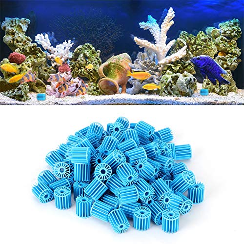 Qukaim Bio-Kugeln für Aquariumfilter, hocheffizientes Filtermedium für Aquarium, Teich und Wanne, langlebige Bio-Kugeln aus Kunststoff für optimale Wasserklarheit und nützliches Bakterienwachstum, 100 Qukaim Bio-Kugeln für Aquariumfilter, hocheffizientes Filtermedium für Aquarium, Teich und Wanne, langlebige Bio-Kugeln aus Kunststoff für optimale Wasserklarheit und nützliches Bakterienwachstum, 100 von Qukaim