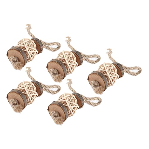 Qukaim Bird Sepak Takraw Bälle Spielzeug, Holz Pet Bitten Rattan Ball für Hamster Vögel Kaninchen Papageien 5cm Kauspielzeug Sicher für Haustiere Qukaim Bird Sepak Takraw Bälle Spielzeug, Holz Pet Bitten Rattan Ball für Hamster Vögel Kaninchen Papageien 5cm Kauspielzeug Sicher für Haustiere von Qukaim