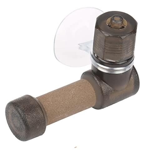 Qukaim CO2 Diffusor Kohlendioxid Diffusor CO2 Zerstäuber für Super Fish Tank Aquarium Ausrüstung Braun Kleine Größe von Qukaim