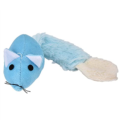 Qukaim Catnip Toys Long Tail Mouse Cat Toy, Interactive Mouse Teaser with Catnip, Funny Playing Toy for Training, Blue Qukaim Catnip Toys Long Tail Mouse Cat Toy, Interactive Mouse Teaser with Catnip, Funny Playing Toy for Training, Blue von Qukaim