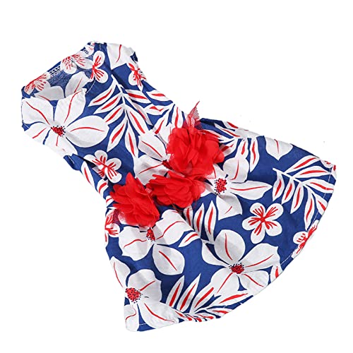 Qukaim Cute Puppy Dr. Floral Dog Dress, Cute Puppy Dress for Small Dogs and Cats, Comfortable Spring Summer Pet Clothes, Size M, Ideal for Daily Wear and Special Occasions Qukaim Cute Puppy Dr. Floral Dog Dress, Cute Puppy Dress for Small Dogs and Cats, Comfortable Spring Summer Pet Clothes, Size M, Ideal for Daily Wear and Special Occasions von Qukaim