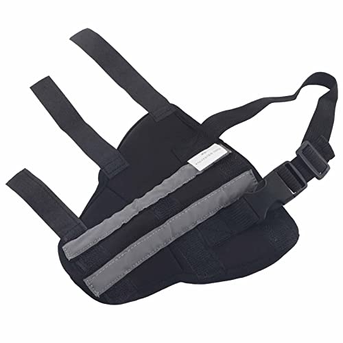Qukaim Dog Leg Joint Wrap Dog Hind Leg Brace, Reflective Pain Relief Double Support, Stable Knee Pads for Surgery Recovery, XS to L, Rear Leg Protector for Knee Dislocation, Adjustable Design Qukaim Dog Leg Joint Wrap Dog Hind Leg Brace, Reflective Pain Relief Double Support, Stable Knee Pads for Surgery Recovery, XS to L, Rear Leg Protector for Knee Dislocation, Adjustable Design von Qukaim