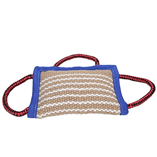 Qukaim Dog Safe Biting Pad Linen Pet Teeth Cleaning Bag, Interactive Dog Bite Toy for Training, Safe Biting Pad, Chewing and Biting Toy for Dogs, Durable Design Qukaim Dog Safe Biting Pad Linen Pet Teeth Cleaning Bag, Interactive Dog Bite Toy for Training, Safe Biting Pad, Chewing and Biting Toy for Dogs, Durable Design von Qukaim
